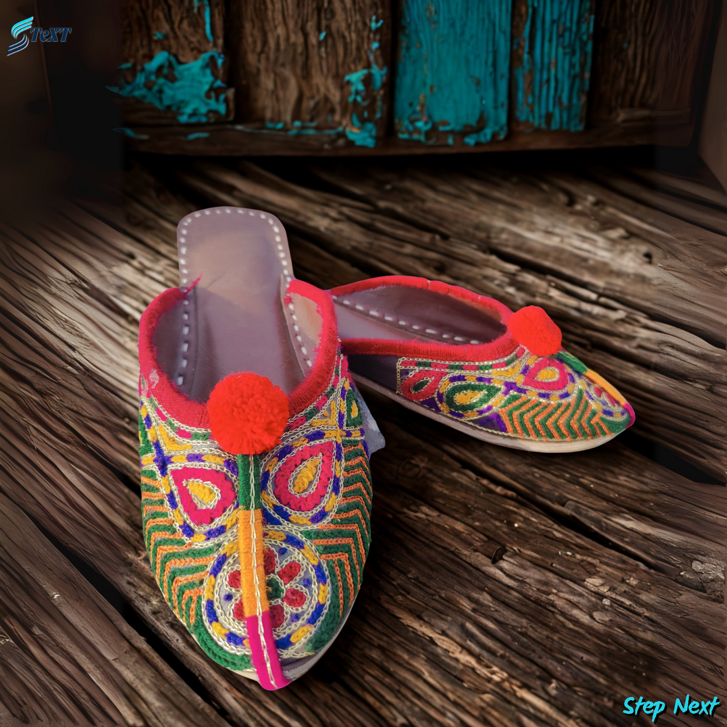 Backless Kolhapuri Khussa for Women – Handmade Leather Shoes