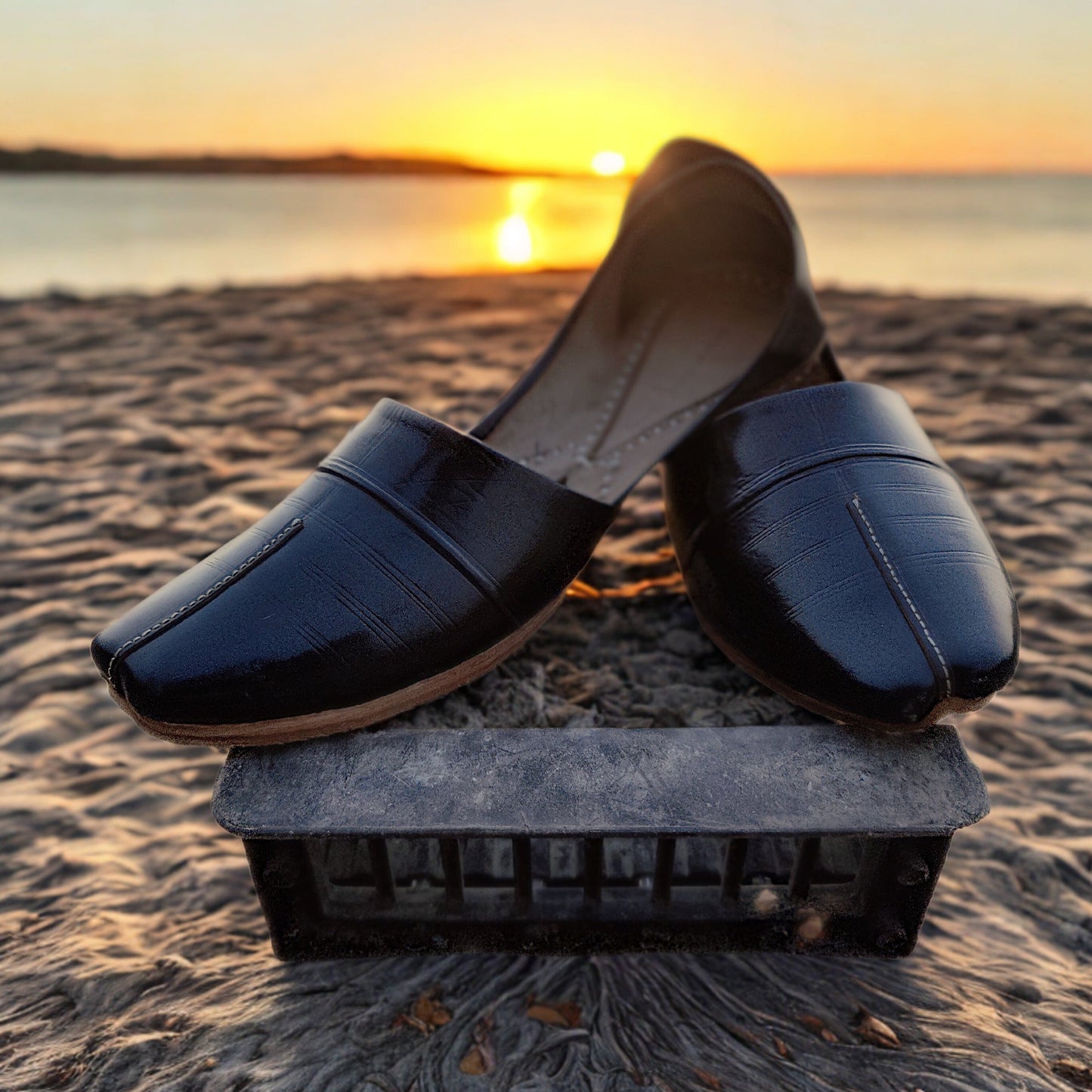 Black Khussa For Men