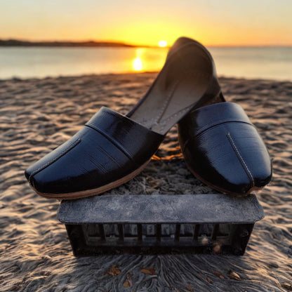 Black Khussa For Men