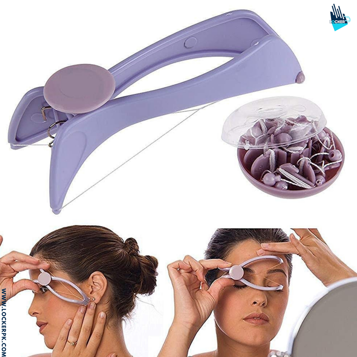 Face & Body Hair Threading Tool – Painless Hair Remover DIY