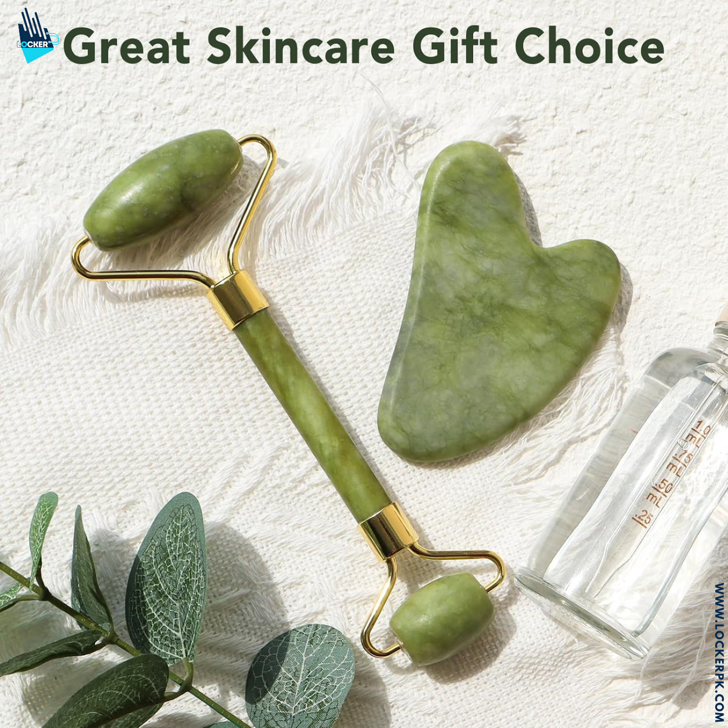 Jade Roller and Gua Sha Stone for Facial
