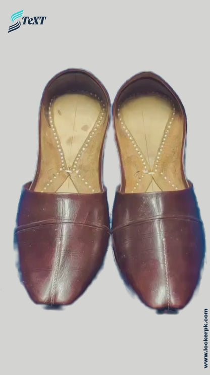 Brown Khussa For Men