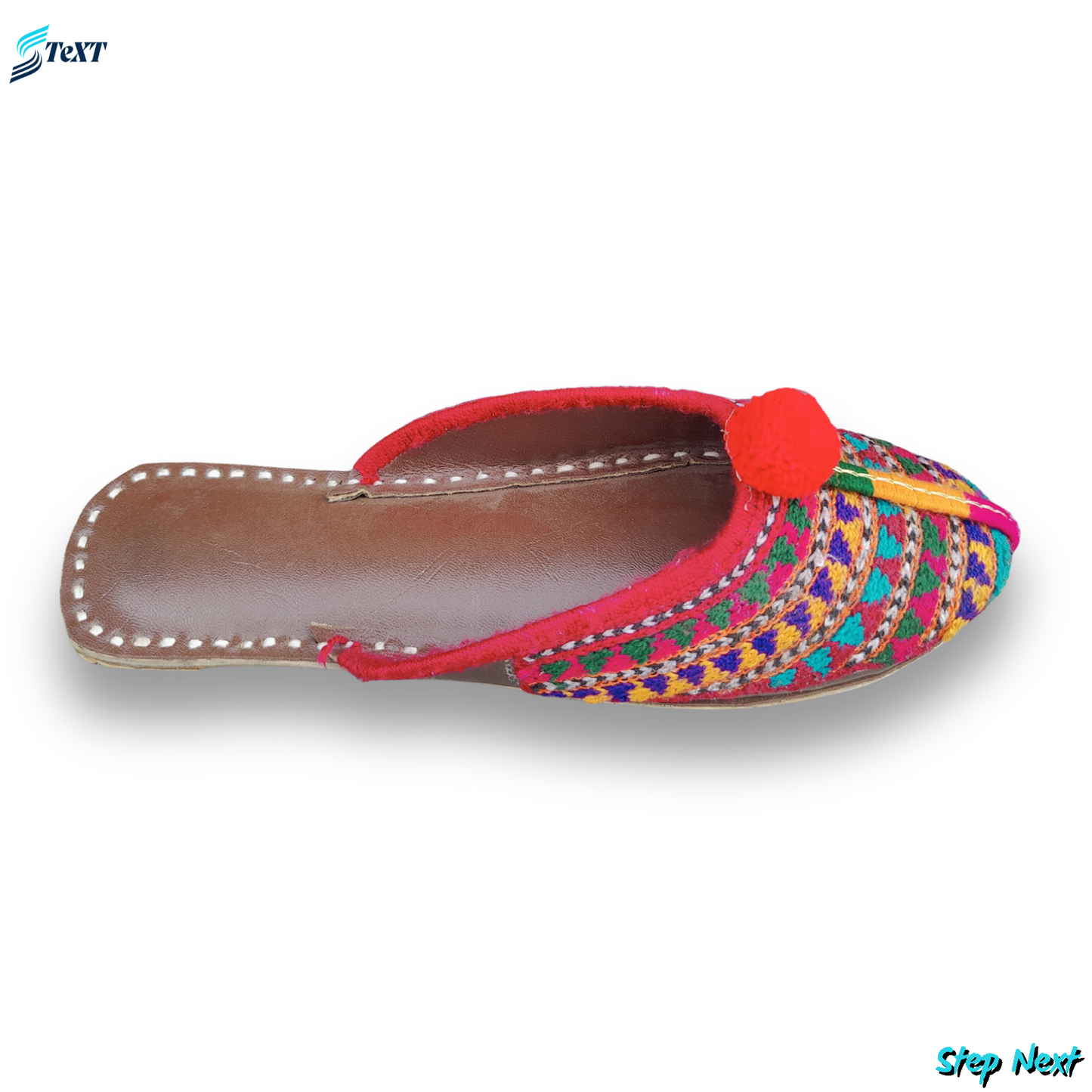 Backless Kolhapuri Khussa for Women – Handmade Leather Shoes