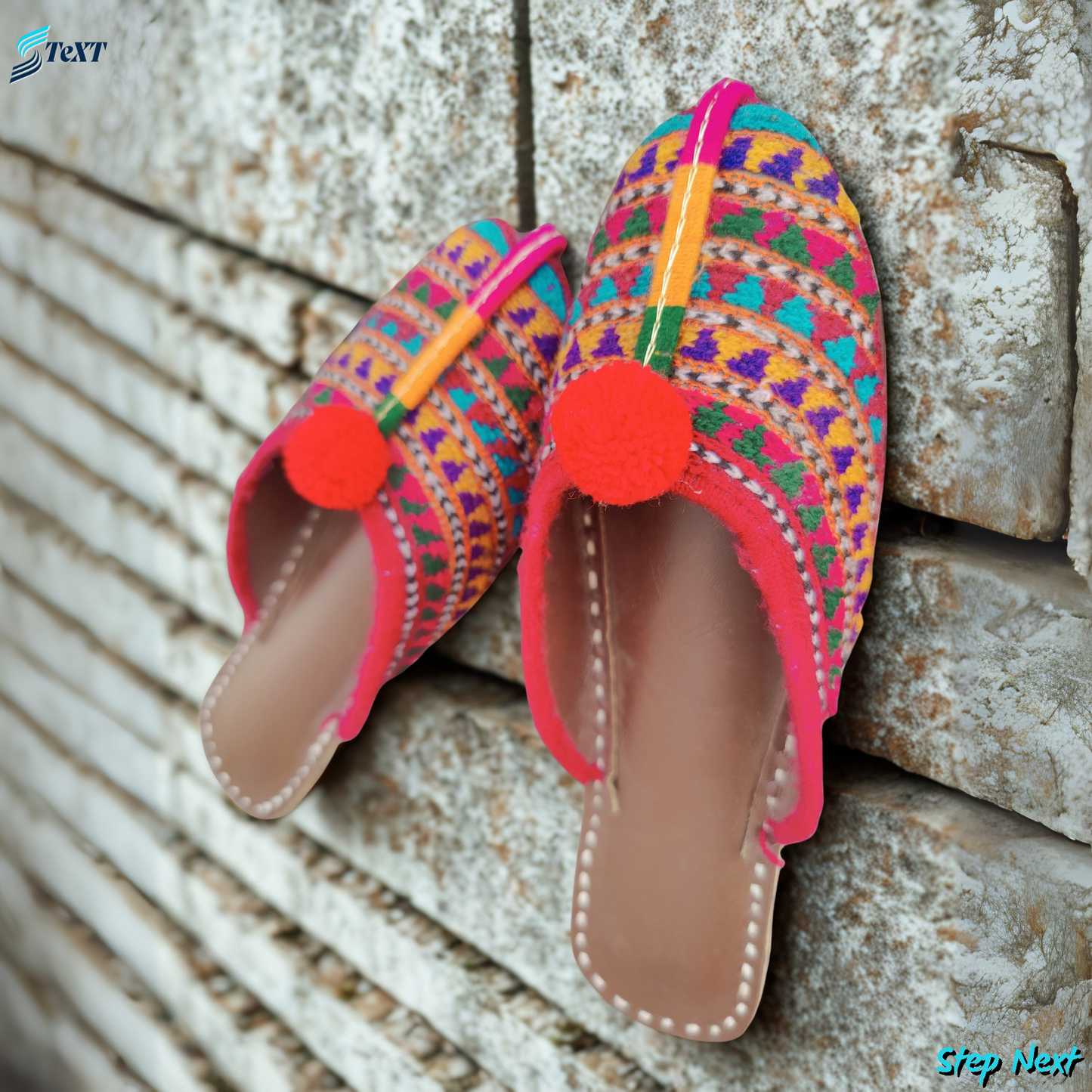 Backless Kolhapuri Khussa for Women – Handmade Leather Shoes